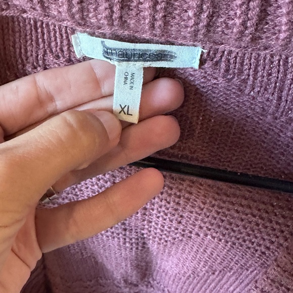 Maurice’s Mauve Pink Knit Cardigan Sweater- XL - Picture 3 of 4